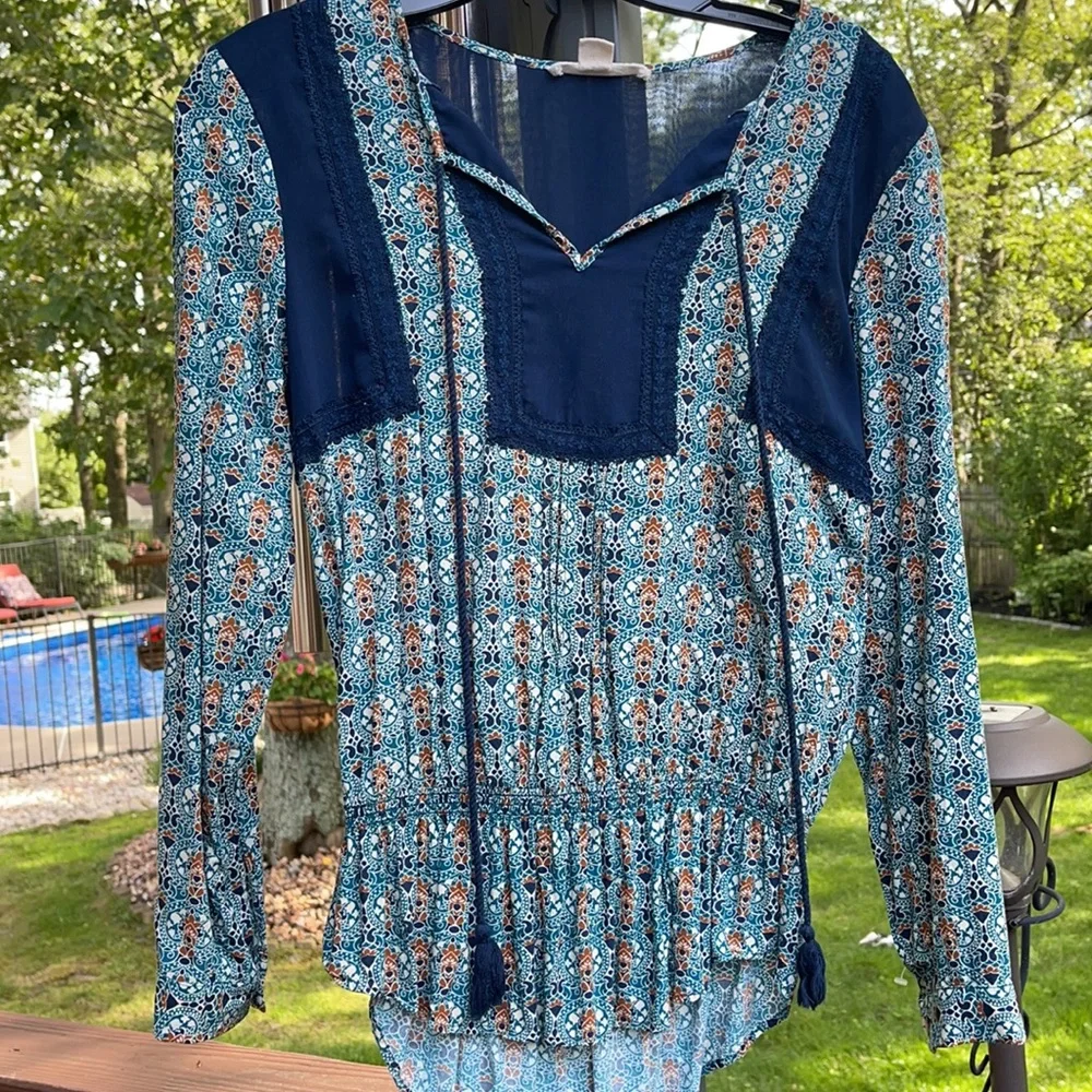5 for$20🛍️ Peasant style blouse size small - Picture 1 of 6